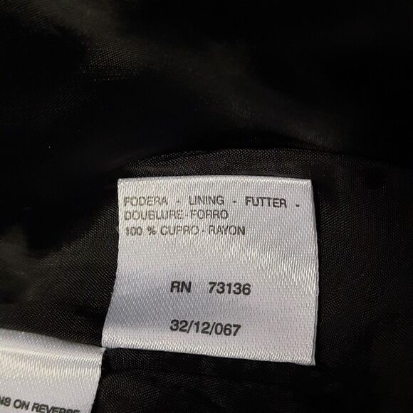 MaxMara Blazer Jacket Women Size 6 Black 100% Wool Button Front Office Corpcore - Picture 10 of 14